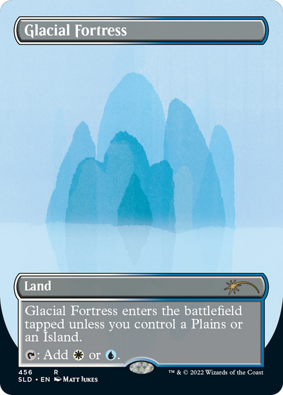 Glacial Fortress (SLD-456) - Secret Lair Drop (Borderless) Foil
