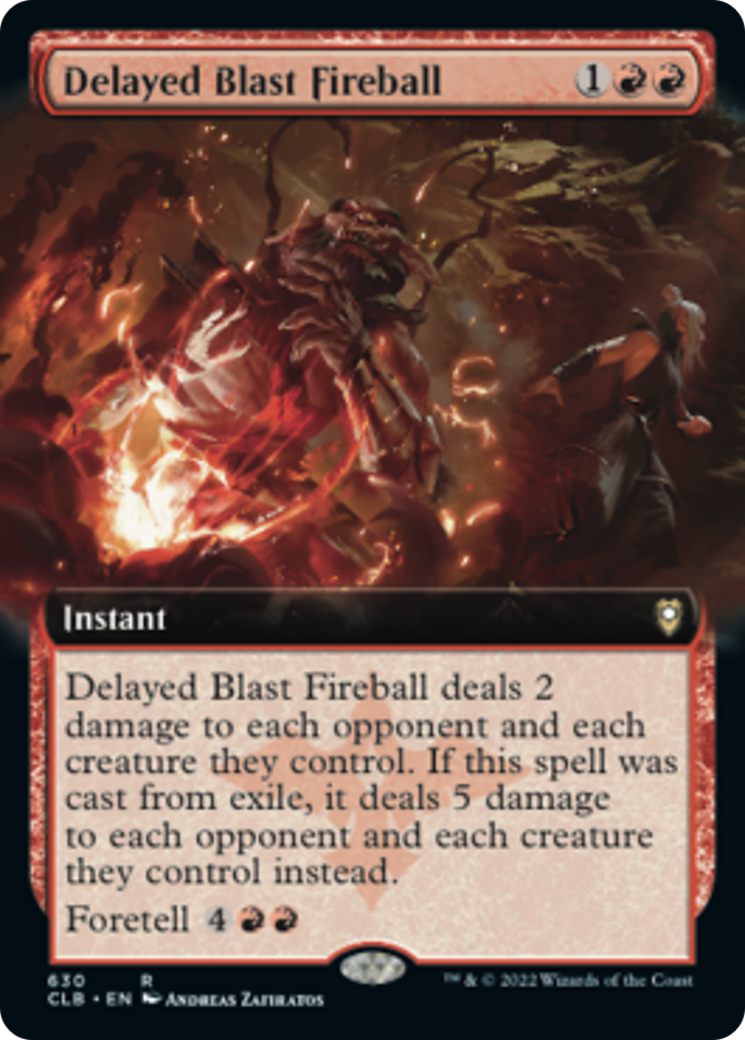 Delayed Blast Fireball - Commander Legends: Battle for Baldur's Gate: (Extended Art) Foil