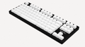 Mistel Sleeker Black Aluminum TKL White LED Dye Sub PBT Mechanical Keyboard
