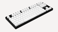 Mistel Sleeker Black Aluminum TKL White LED Dye Sub PBT Mechanical Keyboard