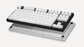 Mistel Sleeker Black Aluminum TKL White LED Dye Sub PBT Mechanical Keyboard