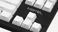 Mistel Sleeker Black Aluminum TKL White LED Dye Sub PBT Mechanical Keyboard