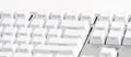 Mistel Sleeker Silver White LED TKL Dye Sub PBT Aluminum Mechanical Keyboard
