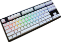 MK Disco White RGB LED TKL Double Shot PBT Mechanical Keyboard