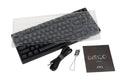 MK Disco Black RGB LED TKL Double Shot PBT Mechanical Keyboard