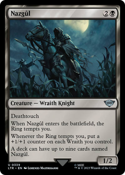 NazgÃ»l (LTR-339) - The Lord of the Rings: Tales of Middle-earth Foil
