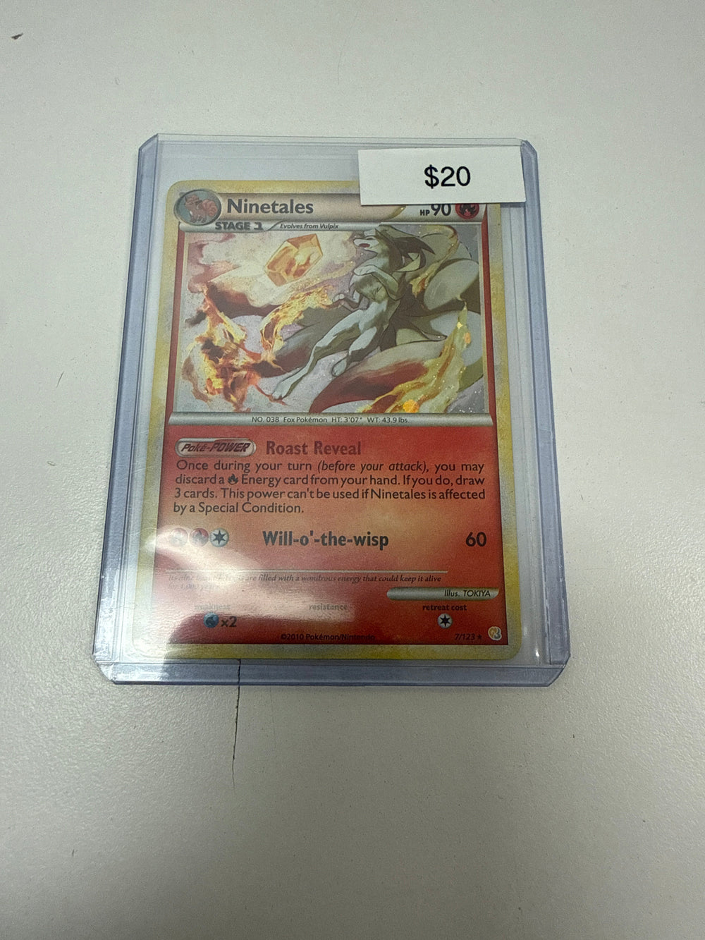 Pokemon Ninetales Holo #7/123