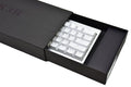 Vortex POK3R Silver LE Blue Border RGB LED 60% Double Shot PBT Mechanical Keyboard