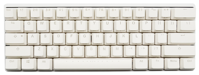 Vortex POK3R White Case RGB LED 60% Double Shot PBT Mechanical Keyboard