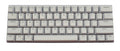 Vortex POK3R White Case Blue LED 60% Double Shot PBT Mechanical Keyboard