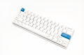 Vortex POK3R White Case 60% Double Shot PBT Mechanical Keyboard