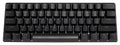 Vortex POK3R Black Case White LED 60% Double Shot PBT Mechanical Keyboard