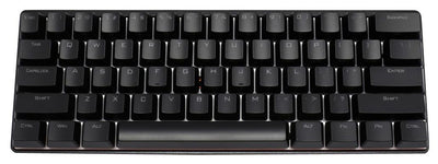 Vortex POK3R Black Case White LED 60% Double Shot PBT Mechanical Keyboard