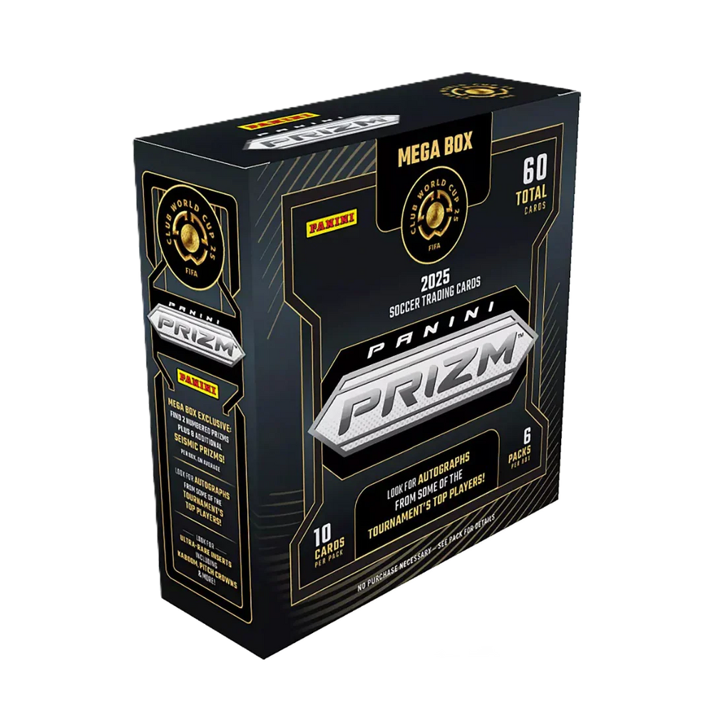 2025 Panini Prizm FIFA Club World Cup Soccer Hobby Mega Box
