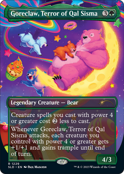 Goreclaw, Terror of Qal Sisma (SLD-1229) - Secret Lair Drop (Borderless) Foil