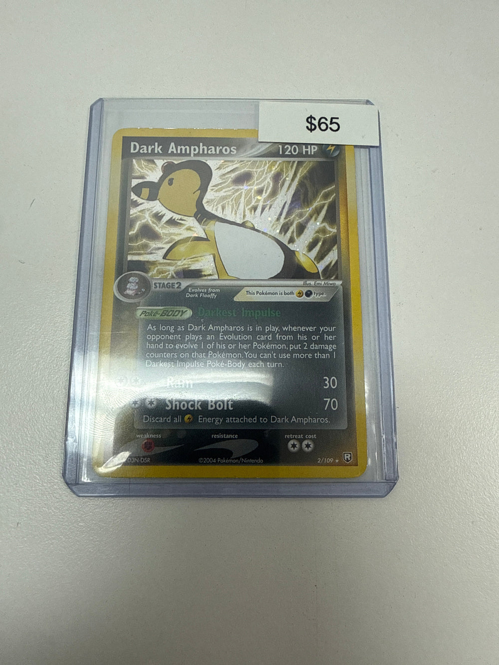 Pokemon Dark Ampharos Holo #2/109