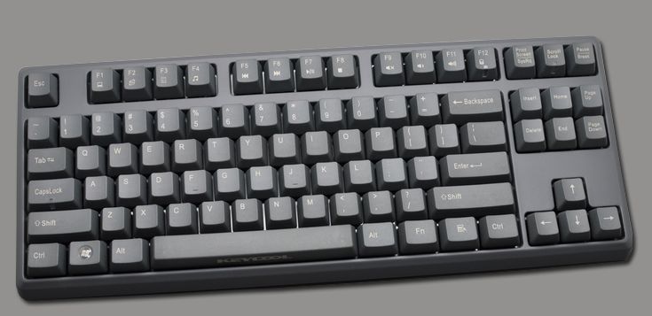 Keycool 87 Black PBT TKL Mechanical Keyboard