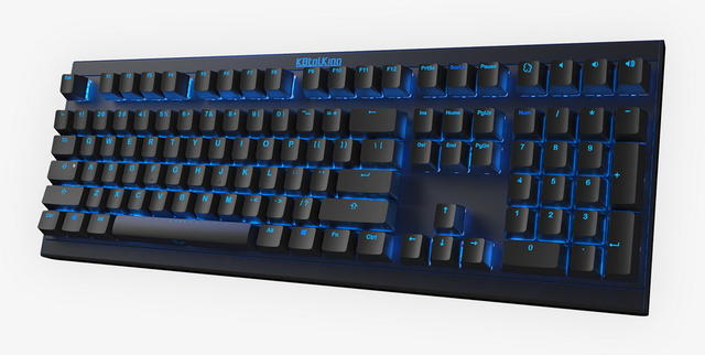KBtalking (KBT) Next Black Case Blue LED Mechanical Keyboard