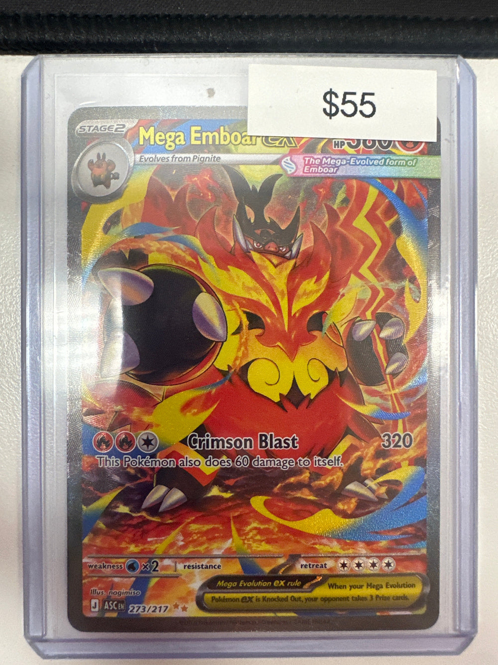 Pokemon Mega Emboar ex 273/217