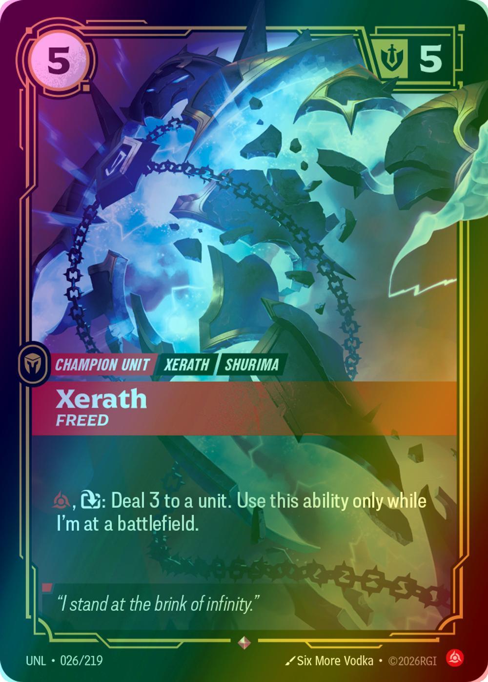 Xerath - Freed - 026/219 [Unleashed] [Foil]