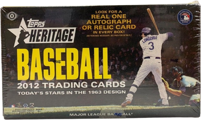 2012 Topps Heritage Baseball Hobby Box