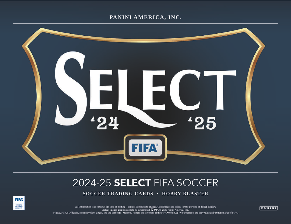 2024/25 Panini Select FIFA Soccer Hobby Blaster
