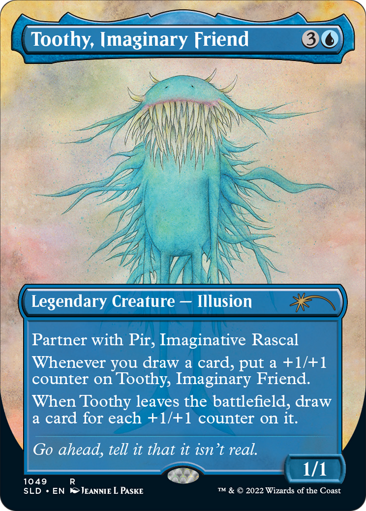 Toothy, Imaginary Friend (SLD-1049) - Secret Lair Drop (Borderless) Foil