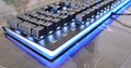 MK Fission White LED Double Shot PBT Mechanical Keyboard