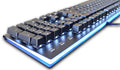 MK Fission White LED Double Shot PBT Mechanical Keyboard