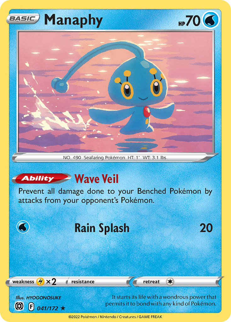 Manaphy 41 172 Brilliant Stars