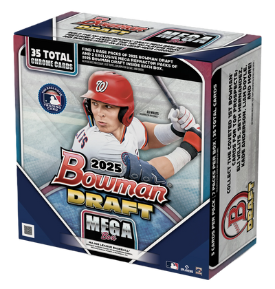 2025 Bowman Draft Baseball Mega 20 Box Case