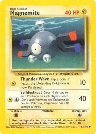 Magnemite (53/102) - Base Set