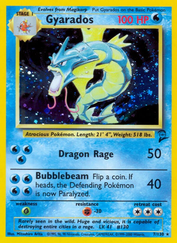 Gyarados - 007/130 - (Base Set 2)