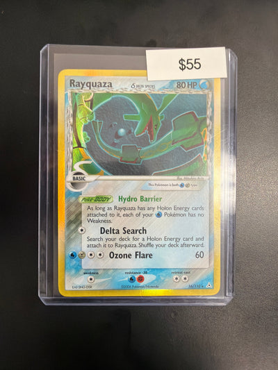 Pokemon Rayquaza Delta Species Rev. Holo 16/110