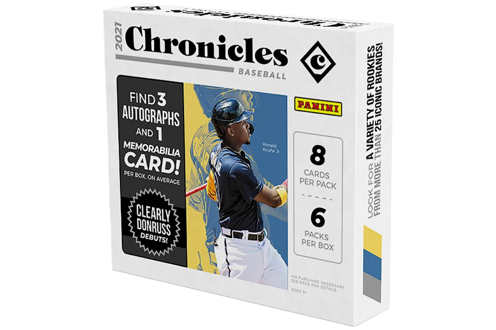 2021 Panini Chronicles Baseball Hobby Box