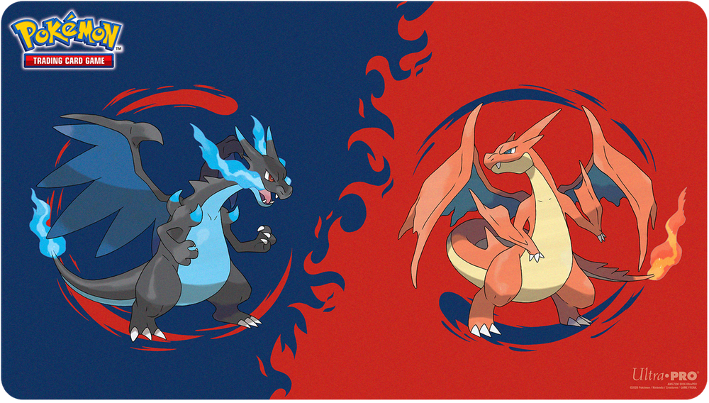 Ultra Pro Pokémon Playmat - Mega Charizard X and Mega Charizard Y