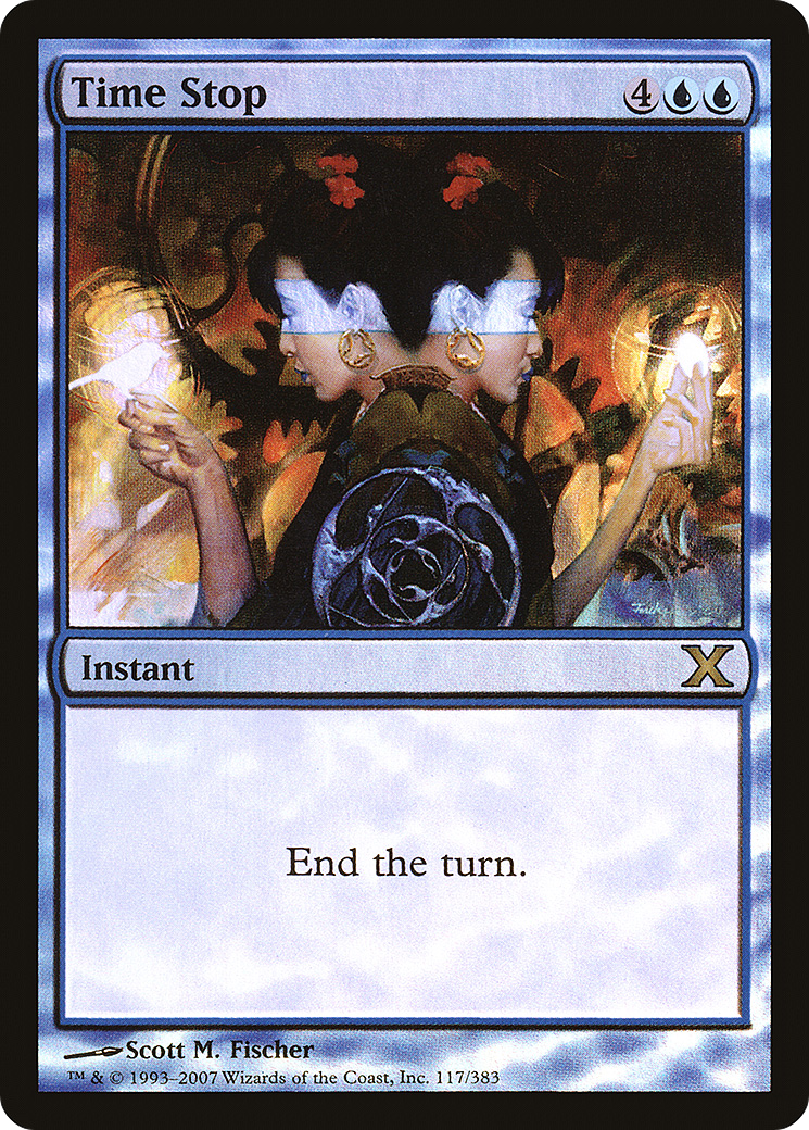 Time Stop (10E-117â˜…) - Tenth Edition Foil