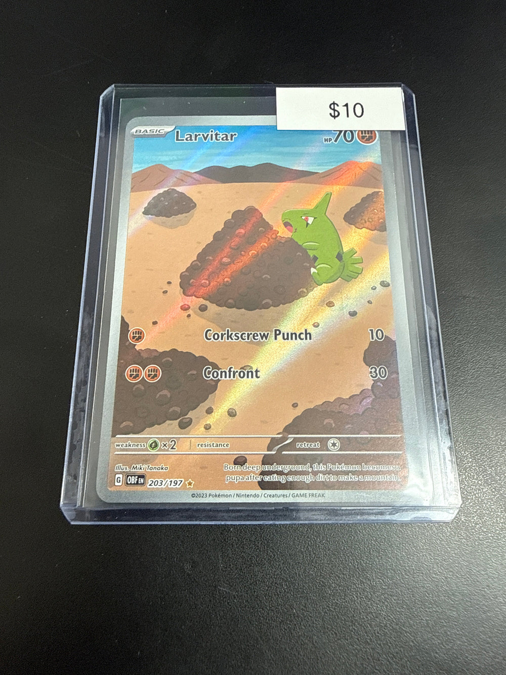 Pokemon Larvitar #203/197