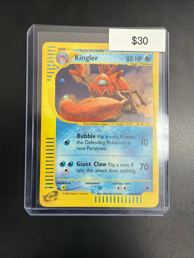 Pokemon Kingler Holo 15/165 LP