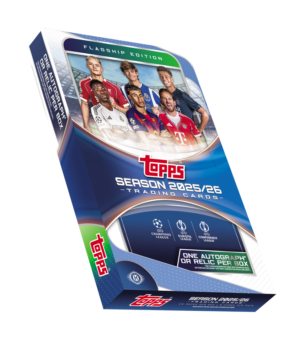 2025/26 Topps UEFA Club Competitions Soccer Hobby Box