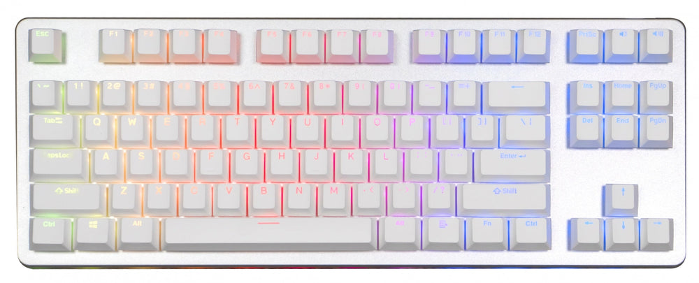 Hexgears Gemini Dawn Aluminum TKL Hotswap RGB Double Shot PBT Mechanical Keyboard