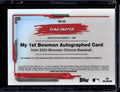 2024 Bowman Chrome Evan Carter #1BA-EC Rookie Autograph /99