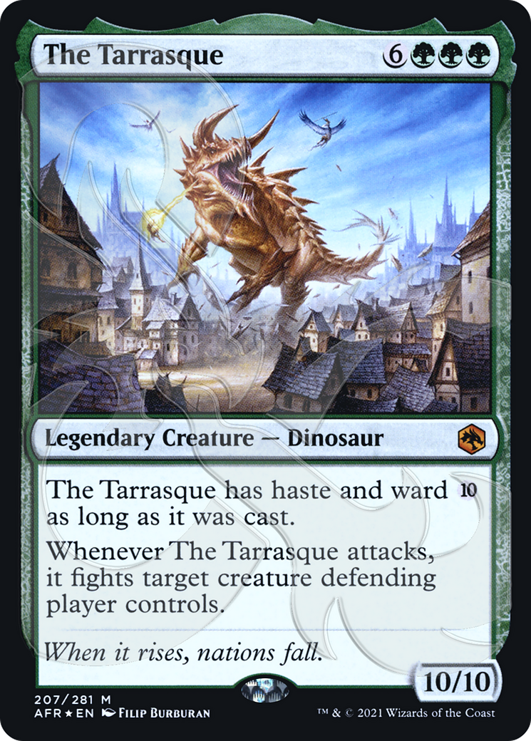 The Tarrasque (AFR&-207A) - Adventures in the Forgotten Realms Promos Foil