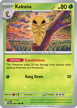 Kakuna - 002/086 - Common [me04-002] [Non-Holo]