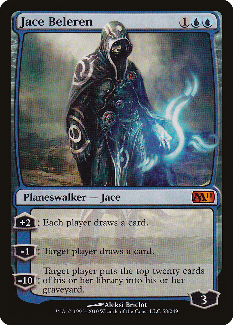 Jace Beleren (M11-058) - Magic 2011 Foil