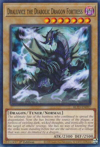 Draluvice the Diabolic Dragon Fortress - BLZD-EN097 - Common - 1st Edition