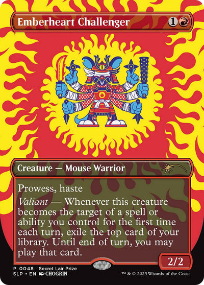 Emberheart Challenger [0048] [Borderless] [Secret Lair Promo] [Non-Foil]