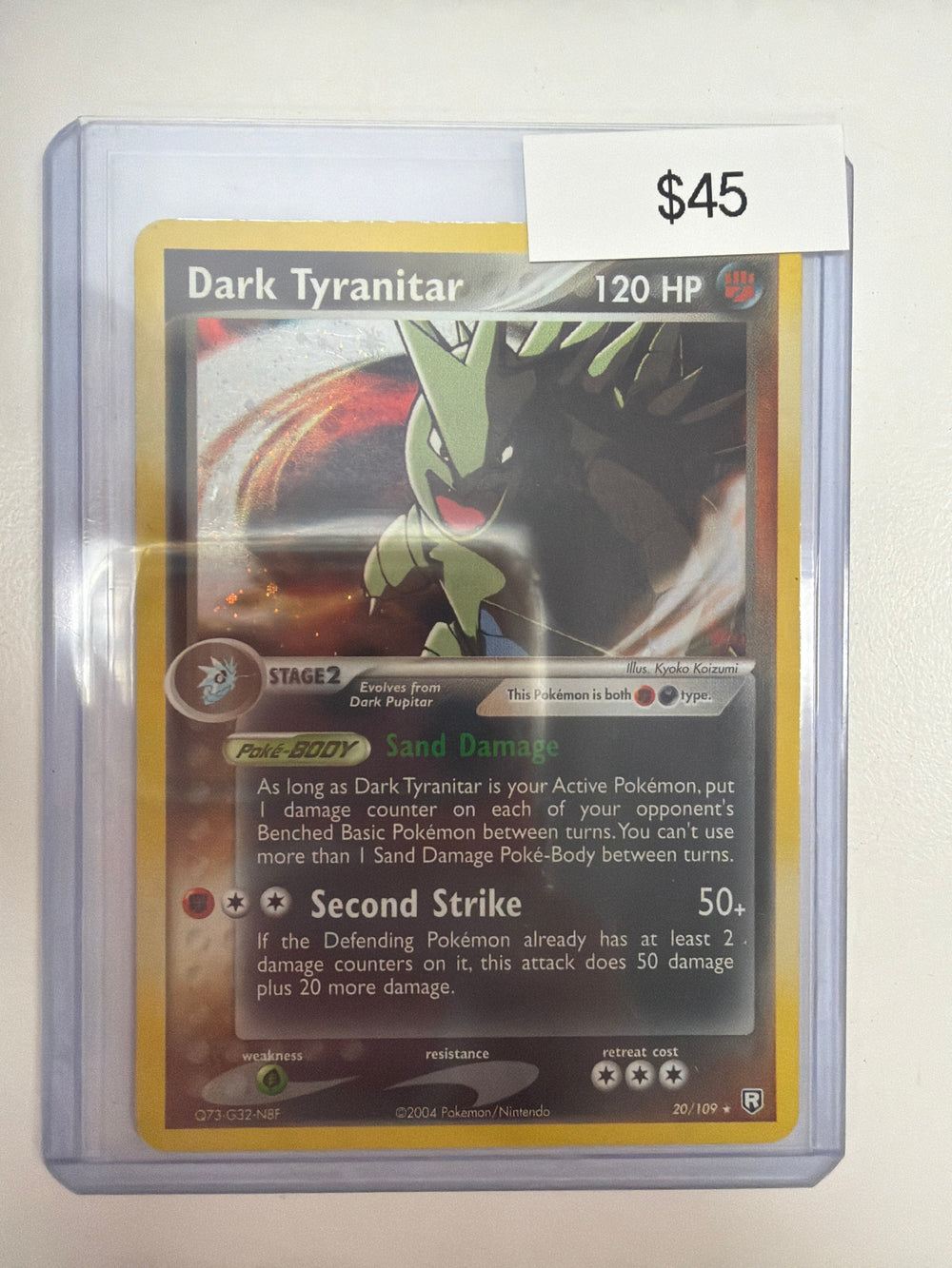 Pokemon Dark Tyranitar 20/109