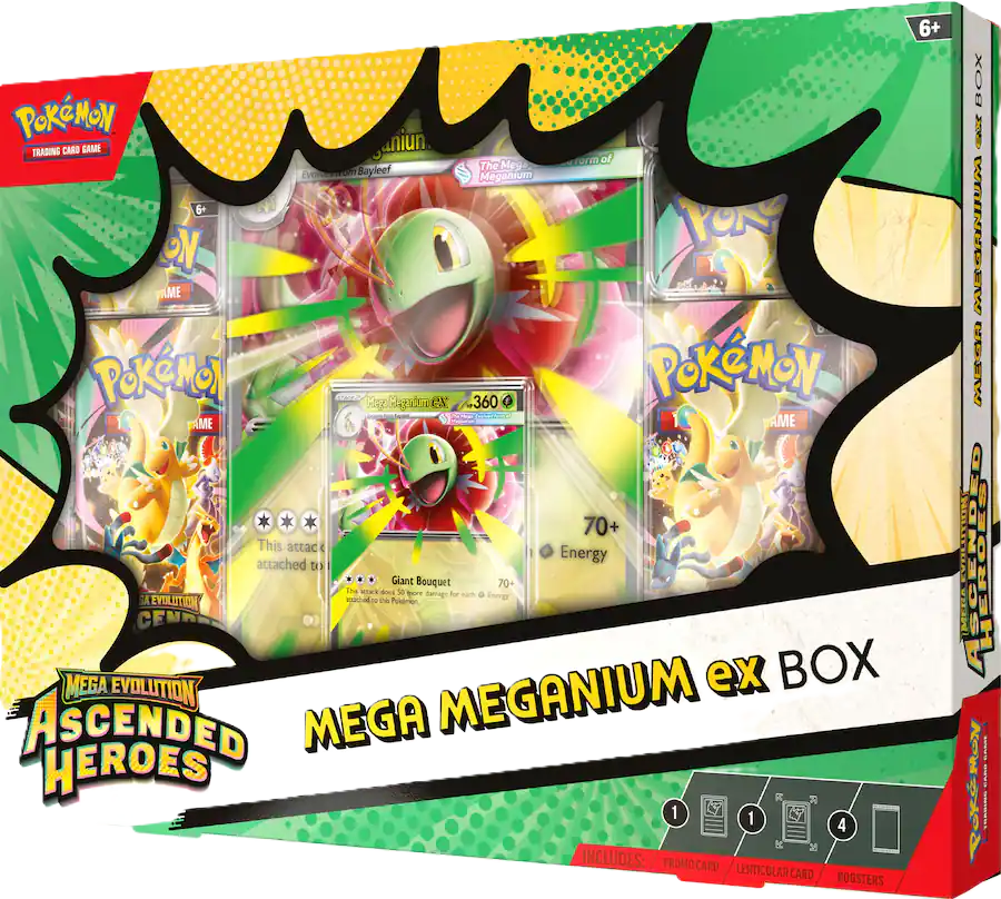 Pokemon Mega Evolution Ascended Heroes EX Box