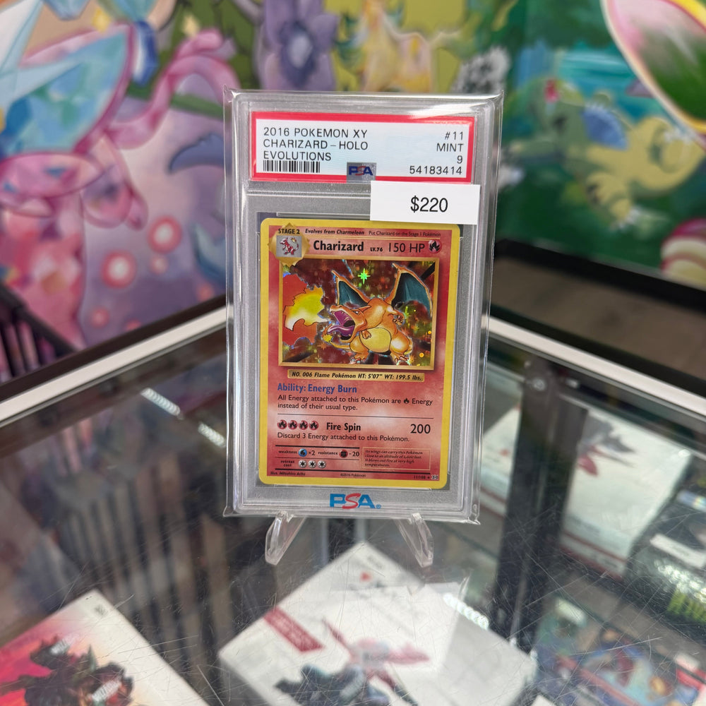 Pokemon Charizard XY Evolutions Holo #11 PSA 9